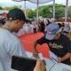 Simulasi pelaksanaan pemungutan dan penghitungan suara di TPS 11 Watubelah Kecamatan Sumber, Kabupaten Cirebon. Rabu (31/1/2024).foto: arum
