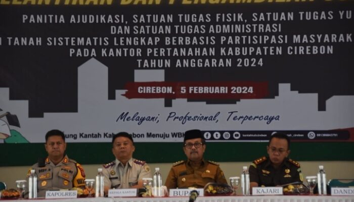 Bupati Cirebon Imron Targetkan 40 Ribu Sertifikat Lewat Program PTSL