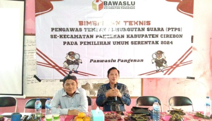 Hadapi Tungsura Panwascam Pangenan Gelar Bimtek