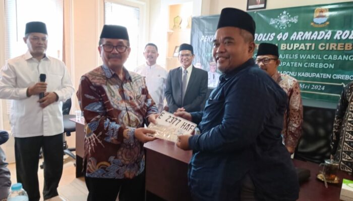 Bupati Cirebon Imron Serahkan 40 Unit Bentor Kepada MWC NU Guna Pemberdayaan Ekonomi