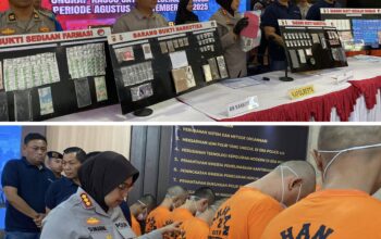 Polresta Cirebon Ungkap Kasus Narkoba Sepanjang Agustus – September 2025