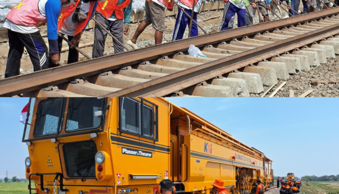 KAI Daop 3 Cirebon Tingkatkan Perawatan Prasarana KA Sepanjang 2025