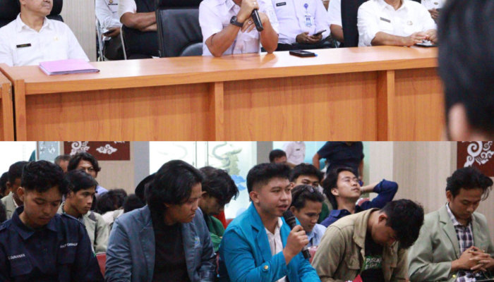 Wali Kota Dialog Terbuka Terkait Dinamika Pembangunan Terbuka Dengan Mahasiswa