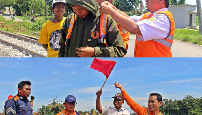 Daop 3 Cirebon Lakukan Simulasi Tanggap Darurat dan Sosialisasi Keselamatan di Perlintasan Sebidang Bagi Masyarakat