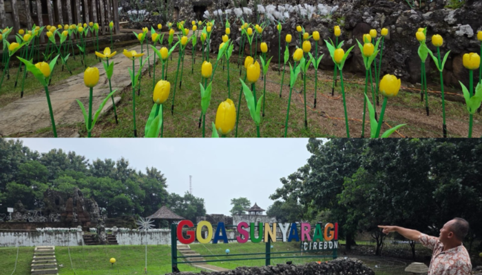 Libur Lebaran 2026, Goa Sunyaragi Buka Hingga Malam dengan Festival Cahaya Lumi Land