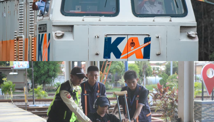 Tetap Semanagat Bertugas di Hari Raya, Melayani Sepenuh Hati untuk Pelanggan KAI